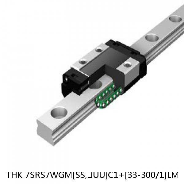 7SRS7WGM[SS,​UU]C1+[33-300/1]LM THK Miniature Linear Guide Full Ball SRS-G Accuracy and Preload Selectable