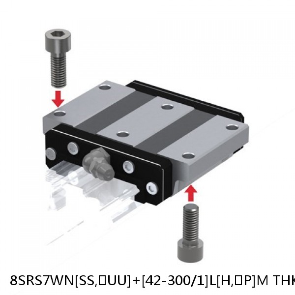 8SRS7WN[SS,​UU]+[42-300/1]L[H,​P]M THK Miniature Linear Guide Caged Ball SRS Series