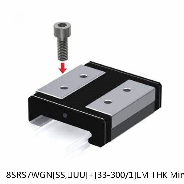 8SRS7WGN[SS,​UU]+[33-300/1]LM THK Miniature Linear Guide Full Ball SRS-G Accuracy and Preload Selectable