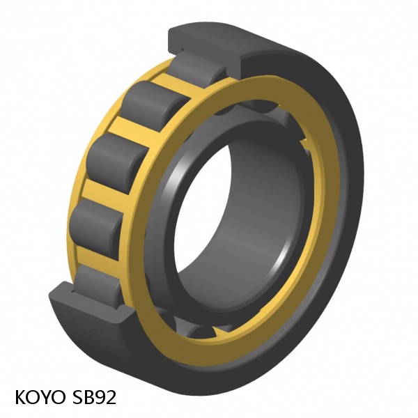 SB92 KOYO Single-row deep groove ball bearings