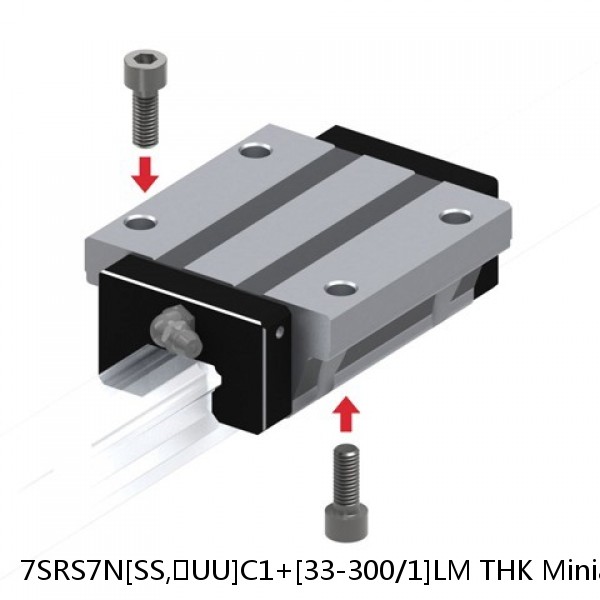7SRS7N[SS,​UU]C1+[33-300/1]LM THK Miniature Linear Guide Caged Ball SRS Series