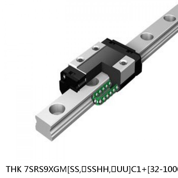 7SRS9XGM[SS,​SSHH,​UU]C1+[32-1000/1]LM THK Miniature Linear Guide Full Ball SRS-G Accuracy and Preload Selectable