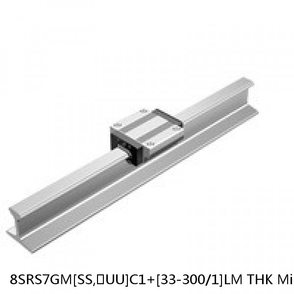 8SRS7GM[SS,​UU]C1+[33-300/1]LM THK Miniature Linear Guide Full Ball SRS-G Accuracy and Preload Selectable