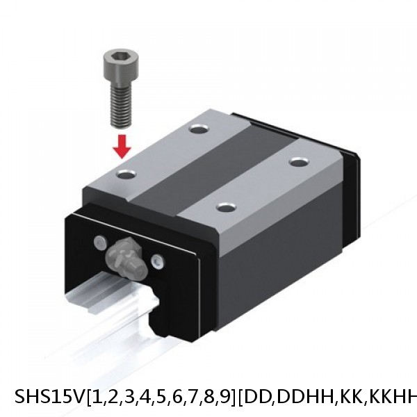 SHS15V[1,2,3,4,5,6,7,8,9][DD,DDHH,KK,KKHH,SS,SSHH,UU,ZZ,ZZHH]C1+[71-3000/1]L[H,P,SP,UP] THK Linear Guide Standard Accuracy and Preload Selectable SHS Series