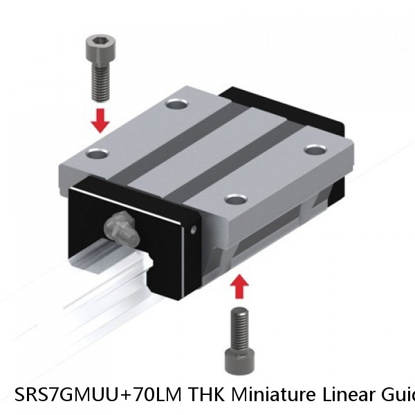 SRS7GMUU+70LM THK Miniature Linear Guide Stocked Sizes Standard and Wide Standard Grade SRS Series